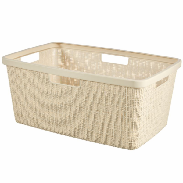 Koš na prádlo Curver Jute 46L béžový