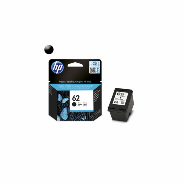 HP 62 Black Original Ink Cartridge (200 pages)