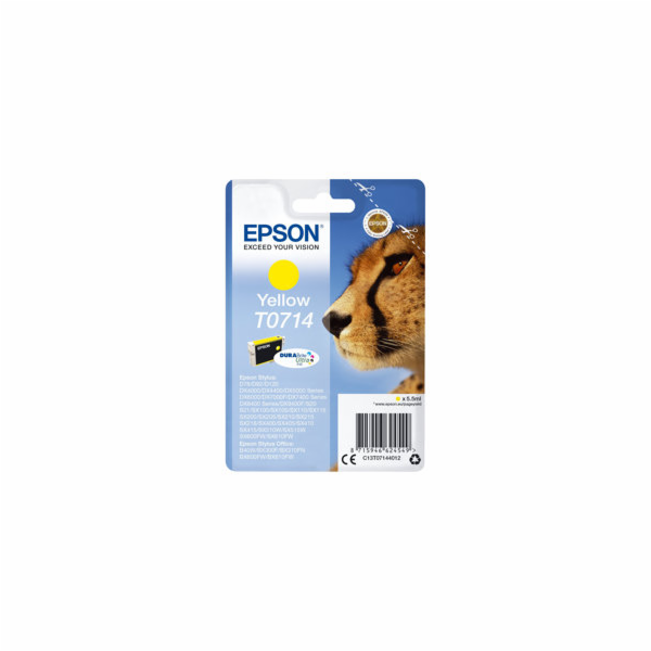 Epson originální inkoustový blistr s ochranou, žlutý, 5,5...