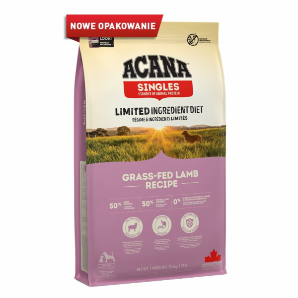 ACANA Singles Grass-Fed Lamb Mono - suché krmivo pro psy ...