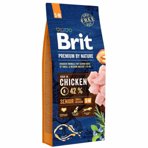 Brit Premium By Nature Senior S+M Small + Medium 3kg