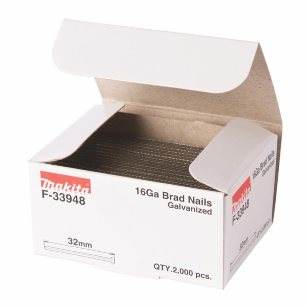 Makita Gauge Brad Nails 1,6x32mm F-33948  2000 pcs.