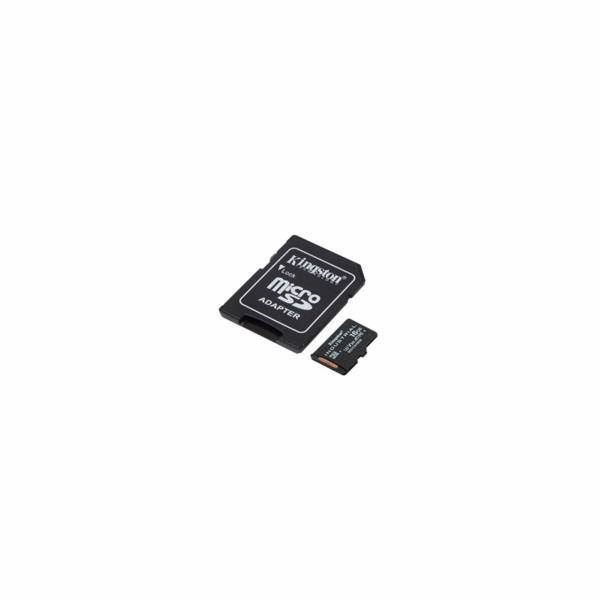 Kingston MicroSDHC karta 16GB Industrial C10 A1 pSLC Card...