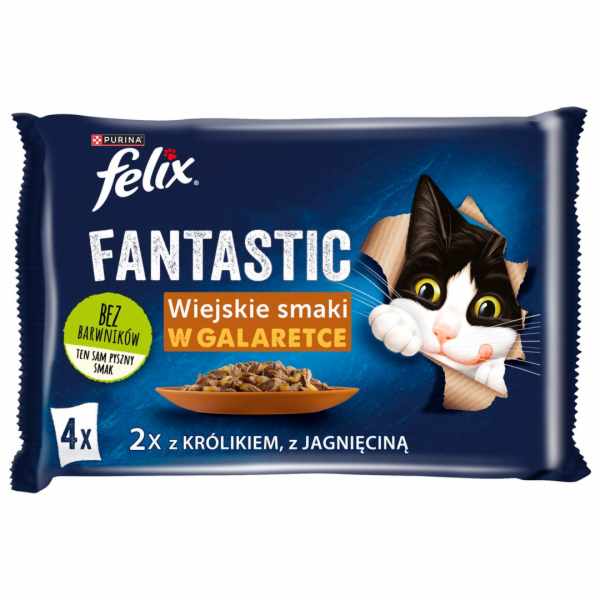 Felix Fantastic rabbit  lamb - wet food