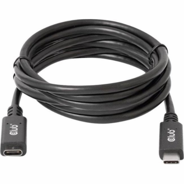 Club3D Prodlužovací kabel USB-C, 5Gbps 60W(20V/3A), 4K 60...