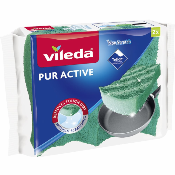 Houba PUR active na nádobí Vileda 2 ks