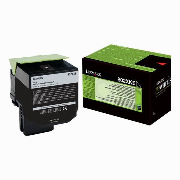 Lexmark 80C2XKE černá tonerová kazeta, extravysokokapacit...