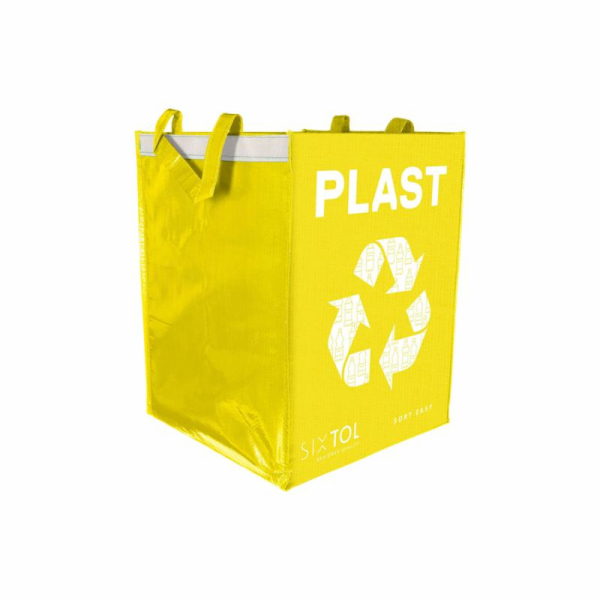 SIXTOL Taška na tříděný odpad SORT EASY PLASTIC, 30x30x40...