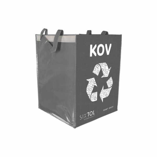 SIXTOL Taška na tříděný odpad SORT EASY METAL, 30x30x40cm...
