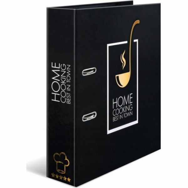 Herma Recipe Folder  black Home Cooking DIN A4        19668