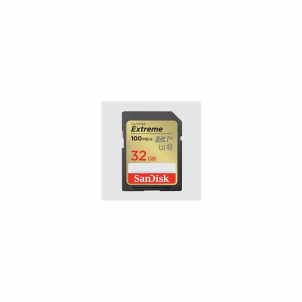 SanDisk SDHC karta 32GB Extreme (100 MB/s Class 10, UHS-I...