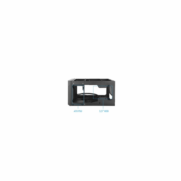 CHIEFTEC skříň Pro Cube Mini CN-01B-OP, ITX, Black, bez z...