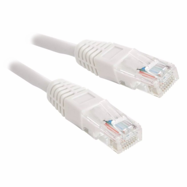 XtendLan patch kabel Cat5E, UTP - 0,5m, bílý (prodej po 1...