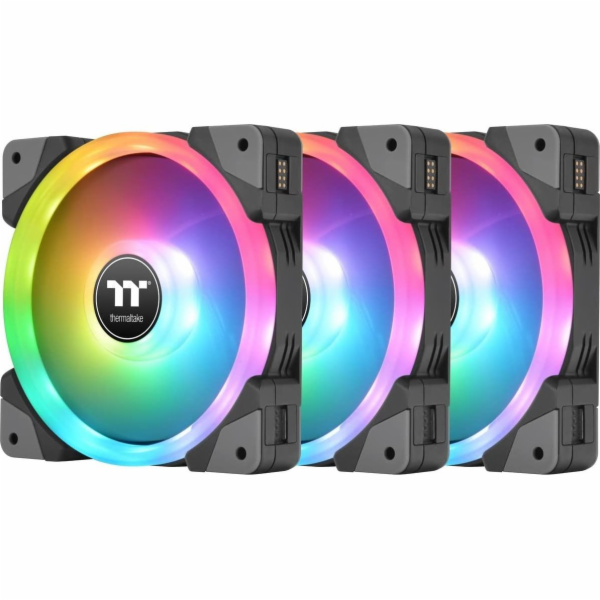 Thermaltake SWAFAN 12 RGB 120x120x25 (černá, balení po 3 ...