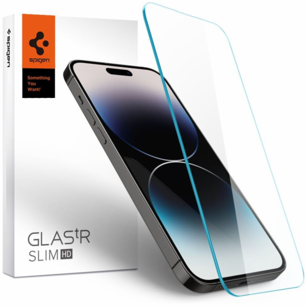 Tvrzené sklo Spigen Glas.TR Slim iPhone 14 Pro Max AGL05210