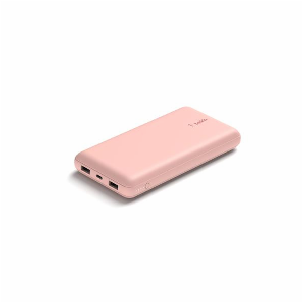 Belkin BOOST CHARGE™ USB-C PowerBanka, 20000mAh, 15W, růžová
