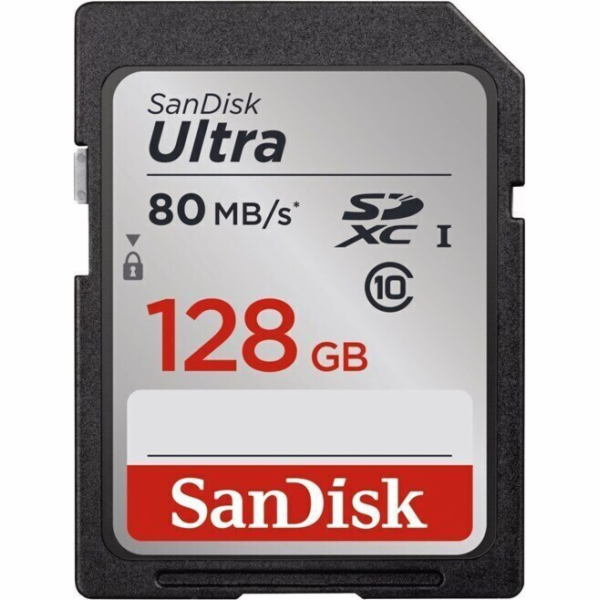 Paměťová karta Sandisk Ultra 128 GB SDXC 140 MB/s, Class ...