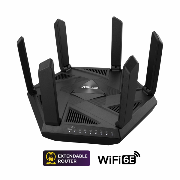 ASUS RT-AXE7800 (AXE7800) WiFi 6E Extendable Router, 2.5G...