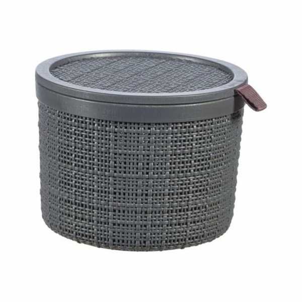 Box Curver Jute kulatý 2L šedý