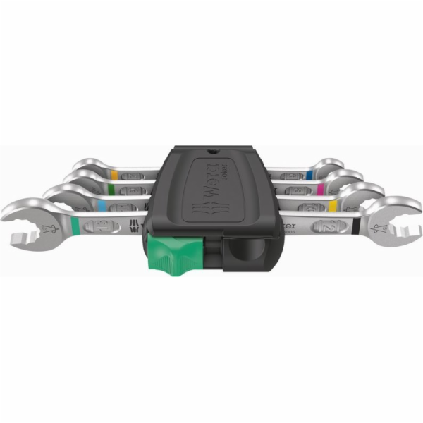 Wera 6005 Joker 4 Set 1 sada dvojitých otevřených klíčů, ...