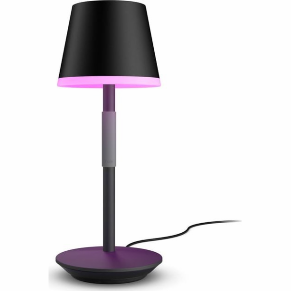 Philips Hue Go Table Lamp Akku black White Color Ambiance