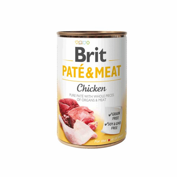 BRIT Paté & Maso s kuřecím masem - 400 g