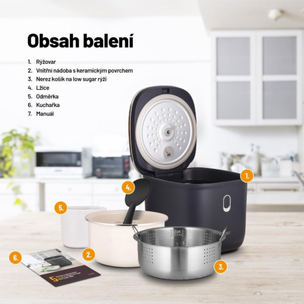 Lauben Low Sugar Rice Cooker 3000AT - rýžovar