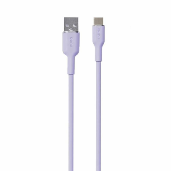 Puro USB-A – USB-C kabel USB 1,5 m fialový (PUR679)
