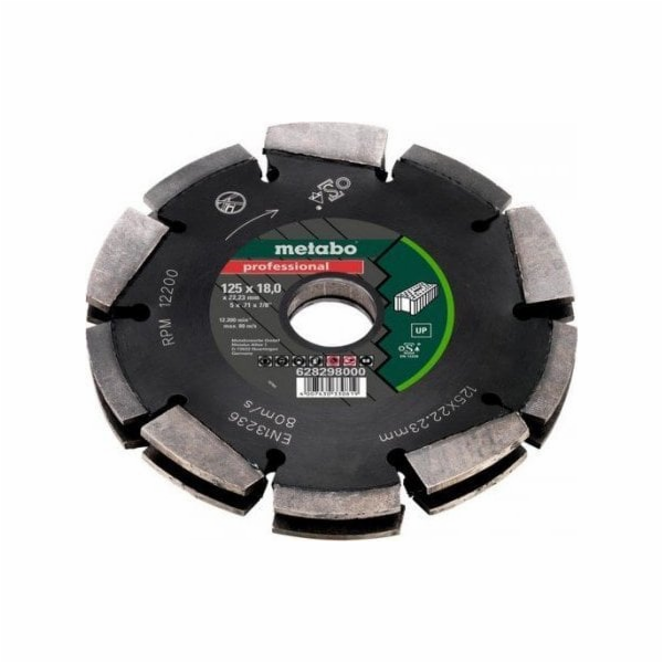 Metabo Diamond Milling Disc  UP 125 x 18 x 22,23 mm