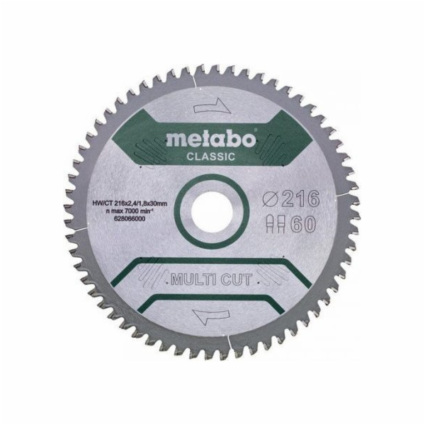 Metabo MultiCutClassic 216x30,60  FZ/TZ 5neg