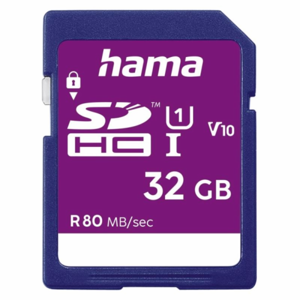 HAMA 124135 SDHC 32 GB Class 10, UHS-I