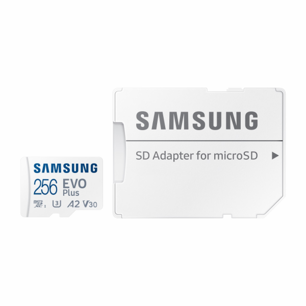 Samsung micro SDXC karta 256GB EVO Plus + SD adaptér