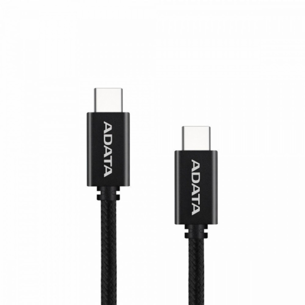 ADATA Kabel USB 2.0, USB-C samec > USB-C samec (černý, 1 ...