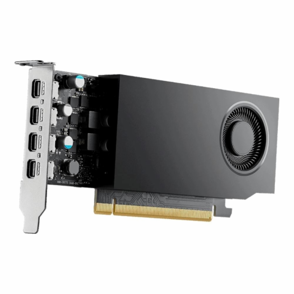 PNY NVIDIA A1000 8GB / 8GB GDDR6 / PCI-E / 4x miniDP / LP...