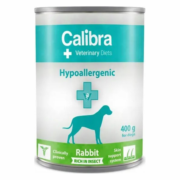 CALIBRA VD Dog Hypoallergenic Rabit&Insect - vlhké krmivo...