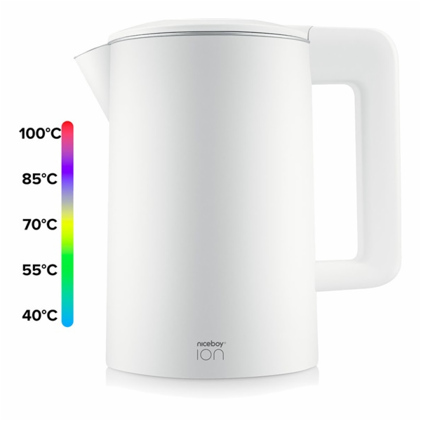 Rychlovarná konvice Niceboy ION ThermoKettle TK5 1,7 l, bílá