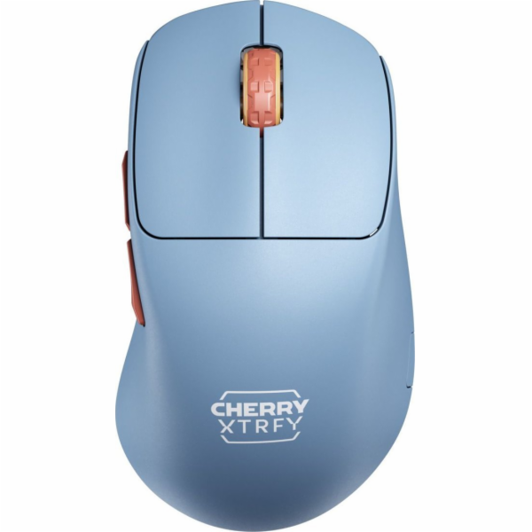 Cherry Bezdrátová sluchátka XTRFY M64 (světle modrá/měděná)