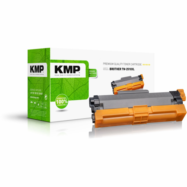 KMP Toner black  compatible w/  Brother TN-2510XL