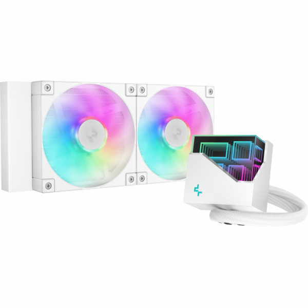DeepCool LT240 WH ARGB, vodní chlazení