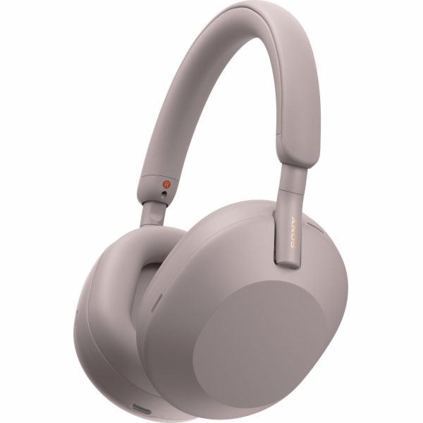 Sony WH-1000XM5 Smoky Pink - sluchátka, růžová
