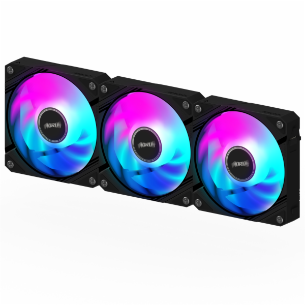 GigaByte AORUS EZ CHAIN FAN 120 (schwarz, 3er Pack, 120 mm)