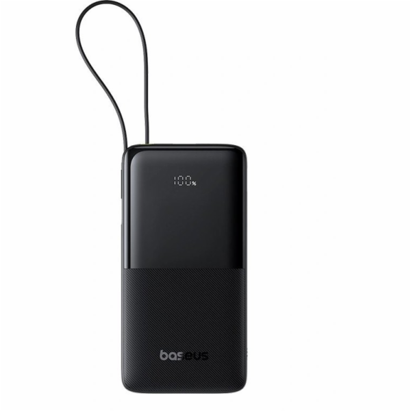 Powerbanka Baseus Bipow 2 20000mAh 20W s kabelem USB-C černá