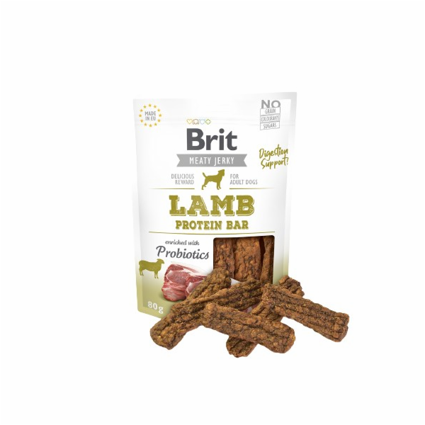 Brit Jerky Lamb Protein Bar - Jehněcí - pamlsek pro psy -...