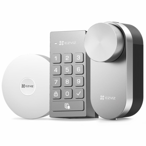 Chytrý zámek Ezviz DL01 Pro+DL01CP+A3 (Kit) dveřní