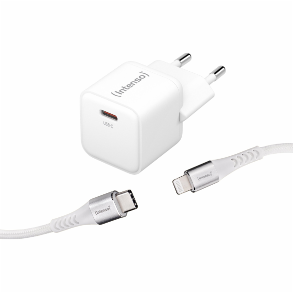 Intenso Napájecí adaptér 30W, USB-C s kabelem Lightning