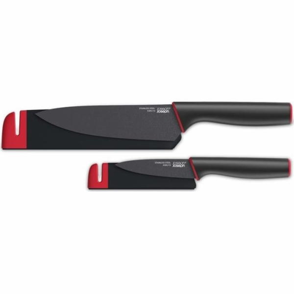 Joseph Joseph Slice&amp;Sharpen Set  of 2 Knives w.Sharpe...