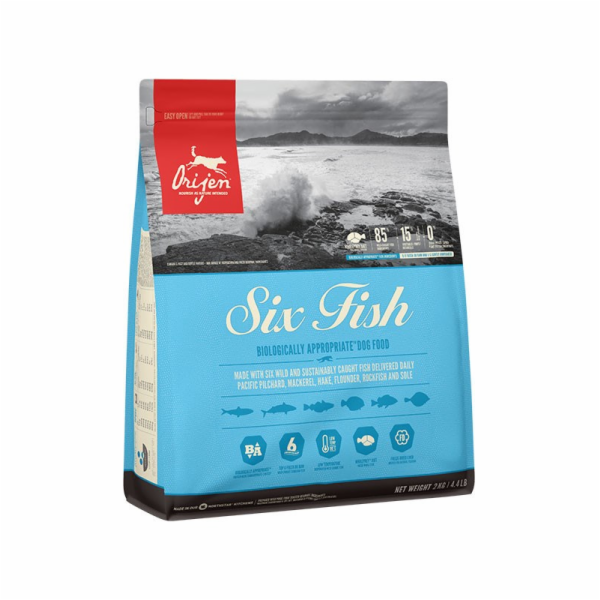 ORIJEN Six Fish - suché krmivo pro psy - 2kg