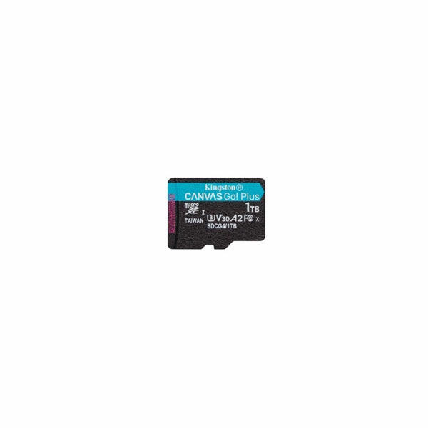 Kingston MicroSDXC karta 1TB Canvas Go! Plus, R:200/W:160...