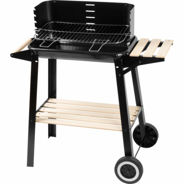 Gril na dřevěné uhlí 83,5x45x87 cm Strend Pro Granada BBQ