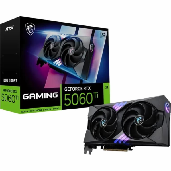 MSI GeForce RTX 5060 Ti/Gaming/OC/16GB/GDDR7